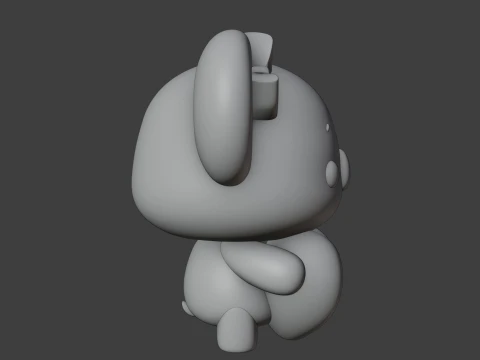 Cute 3dprinable koala toy and heart for valentine gift 3D Print Model