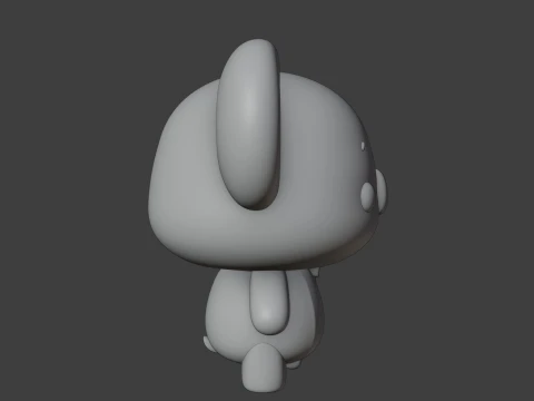 Cute 3dprinable koala toy and heart for valentine gift 3D Print Model