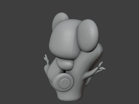 Cute 3dprinable koala toy 3D Print Model