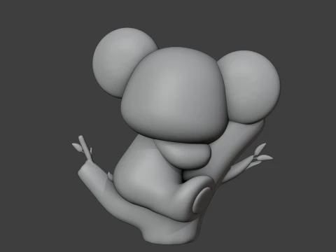Cute 3dprinable koala toy 3D Print Model