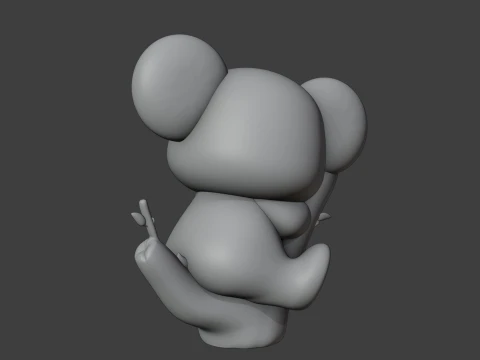 Cute 3dprinable koala toy 3D Print Model