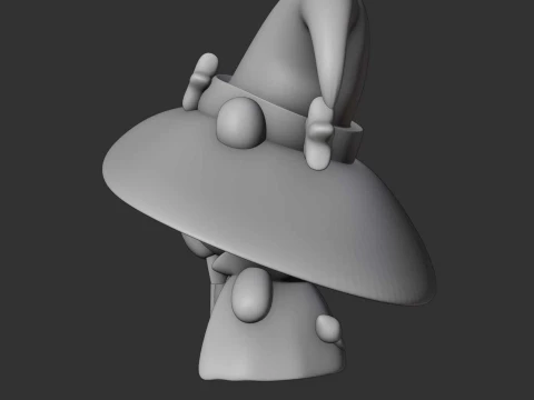 Cute 3dprintable lion wizard for halloween gift 3D Print Model