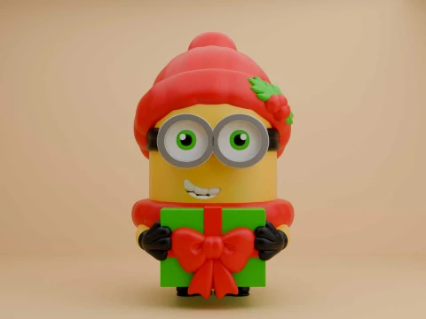 Cute 3dprintable minion for christmas gift Modelo de Impressão 3D