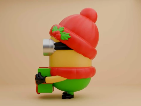 Cute 3dprintable minion for christmas gift 3D Print Model