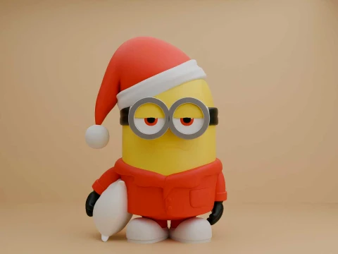 Cute 3dprintable minion for christmas gift 3D Print Model