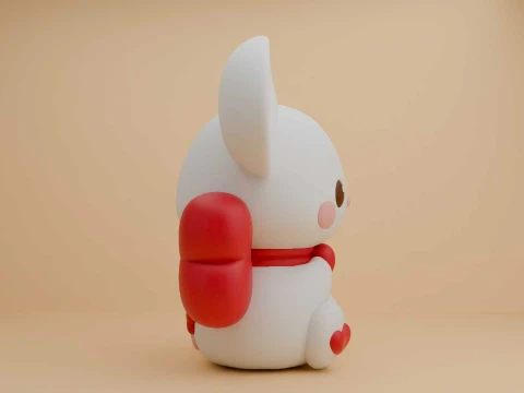 Cute 3dprintable mouse and heart for valentine gift 3D Print Model