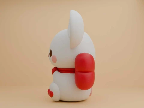 Cute 3dprintable mouse and heart for valentine gift 3D Print Model