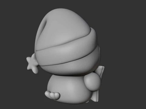 Cute 3dprintable owl figure 3D Print Model