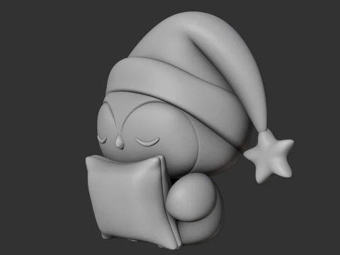 Cute 3dprintable owl figure 3D Print Model