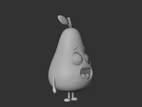 Cute 3dprintable pear toy 3D Print Model