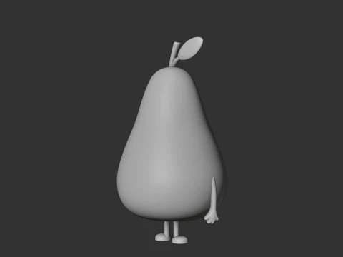 Cute 3dprintable pear toy 3D Print Model