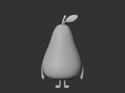 Cute 3dprintable pear toy 3D Print Model