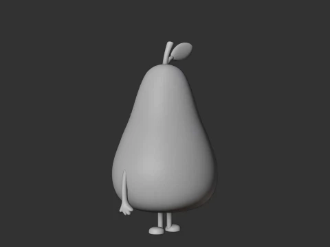 Cute 3dprintable pear toy 3D Print Model
