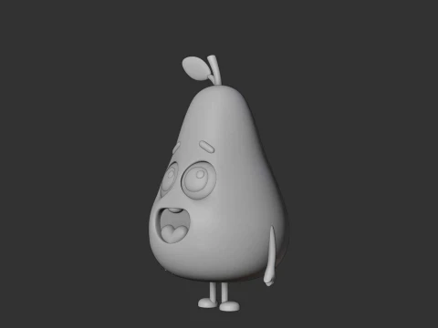 Cute 3dprintable pear toy 3D Print Model