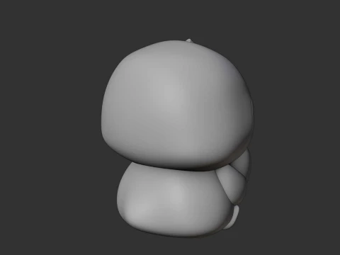 Cute 3dprintable chicken penguin and heart for valentine gift 3D Print Model