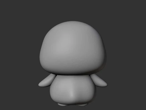 Cute 3dprintable chicken penguin and heart for valentine gift 3D Print Model