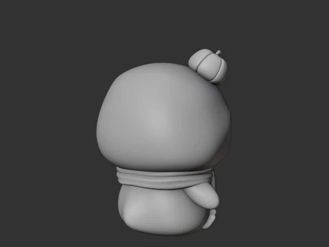 Cute 3dprintable chicken penguin and pumpkin for halloween gift 3D Print Model