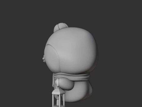Cute 3dprintable chicken penguin and pumpkin for halloween gift 3D Print Model