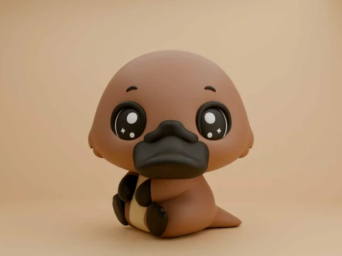 Platypus toy Modèles 3D en vedette