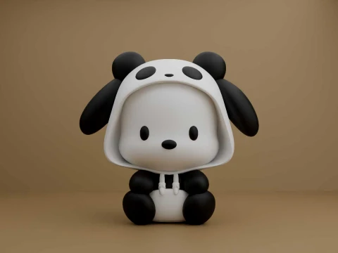 Pochacco sanrio panda costume 3D Print Model