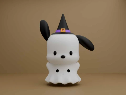 Pochacco sanrio wizard for halloween gift 3D Print Model
