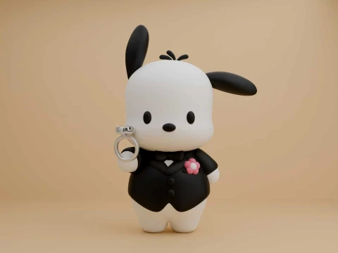 Pochacco sanrio figure 3D Print Model