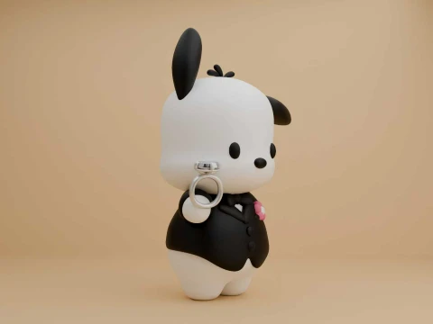 Pochacco sanrio figure 3D Print Model