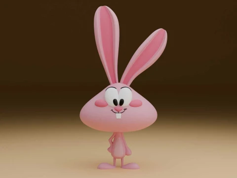 Rabbit toy 3D Print Model