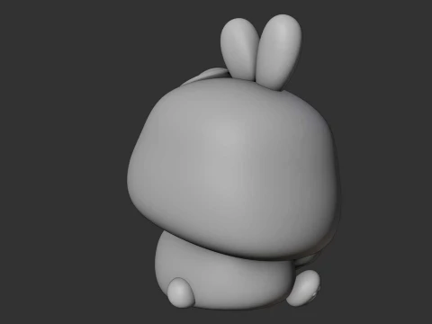 Rabbit toy 3D Print Model