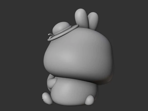 Rabbit toy 3D Print Model