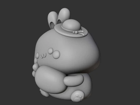 Rabbit toy 3D Print Model