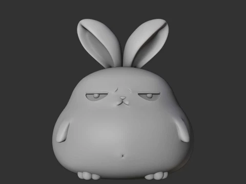 Rabbit toy 3D Print Model