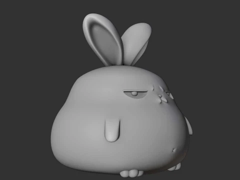 Rabbit toy 3D Print Model
