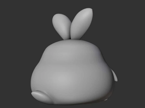 Rabbit toy 3D Print Model