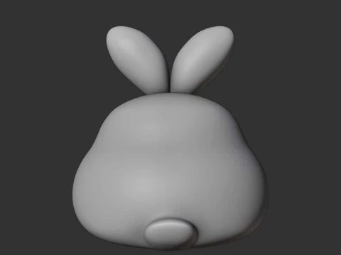 Rabbit toy 3D Print Model