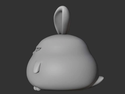 Rabbit toy 3D Print Model