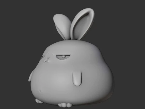 Rabbit toy 3D Print Model