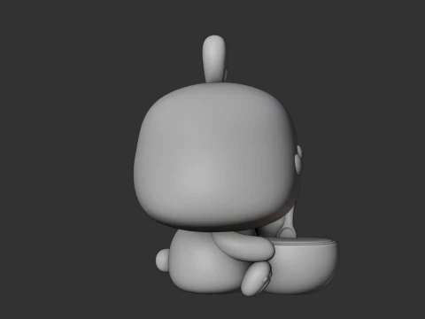 Rabbit and watermelon toy 3D Print Model