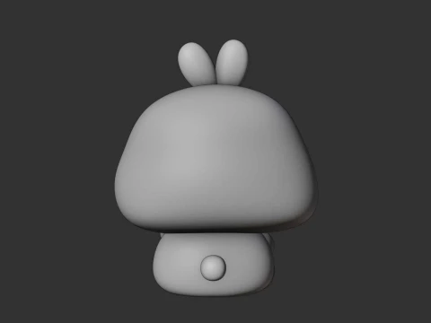 Rabbit and watermelon toy 3D Print Model