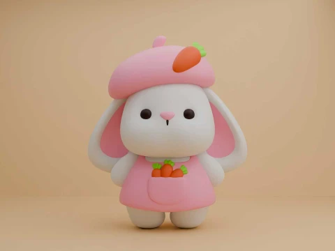 Rabbit toy 3D Druckmodell