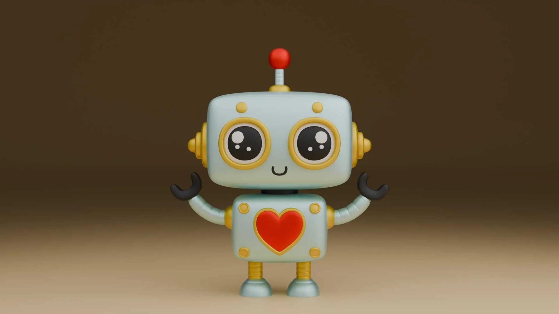 Robot toy 3D Print Model .c4d .max .obj .3ds .fbx .stl .blend 