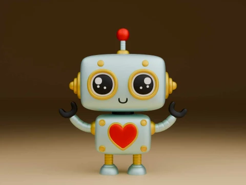 Robot toy 3D Druckmodell