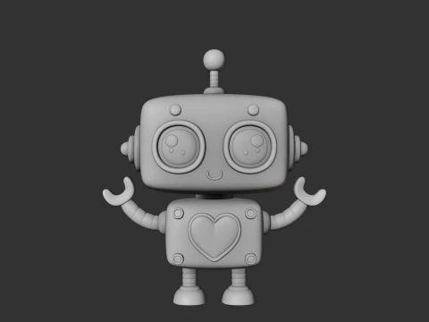 Robot toy 3D Print Model