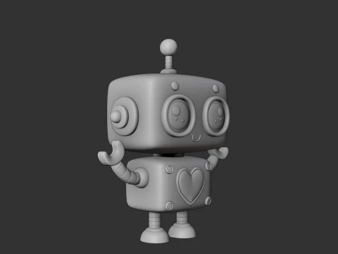 Robot toy 3D Print Model
