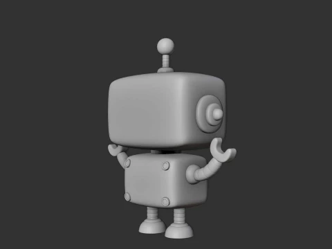 Robot toy 3D Print Model