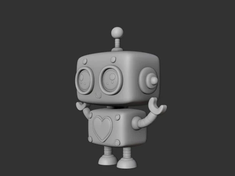 Robot toy 3D Print Model