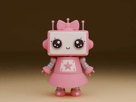 Robot toy 3D Druckmodell