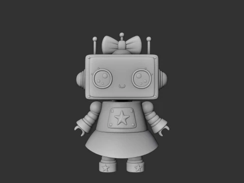 Robot toy 3D Print Model