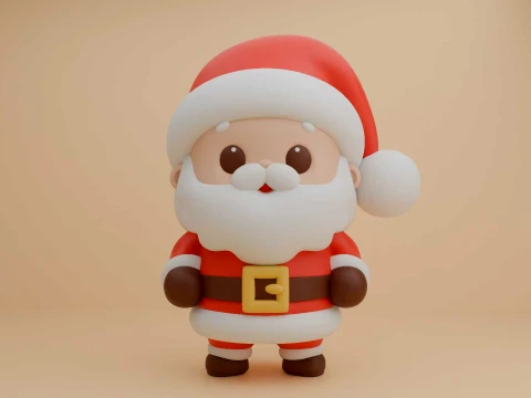 Santa figure for christmas decor 3D Print Model