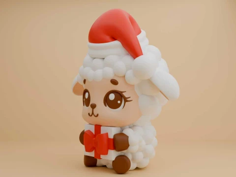 Sheep toy for christmas gift 3D Print Model